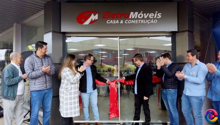 Ibema - Cidade em festa com a chegada da mais nova loja da Eletromóveis
